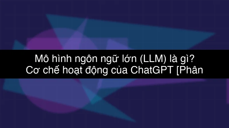 Mô hình ngôn ngữ lớn (LLM) là gì? Cơ chế hoạt động của ChatGPT schema